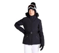 Mountain Warehouse Swiss Womens Recco Ski Jacket -Padded, Snowproof, Breathable, RECCO® Reflectors, Extra Ventilation - Best for Winter Skiing, Sports, Walking Black 12