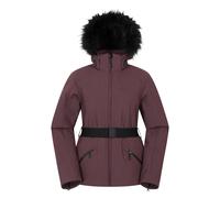 Mountain Warehouse 'Swiss' Womens Ski Jacket Insulated Breathable Snow Proof Coat Purple Polyamide - Size 14 UK
