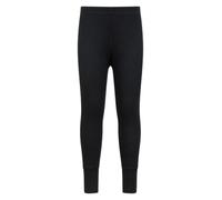 Mountain Warehouse Talus Kids Base Layer Thermal Pants - Moisture Wicking, Lightweight & Quick Drying Leggings, Boys & Girls - Spring Summer, Outdoors, Travelling Black Kids Size 3-4 Years