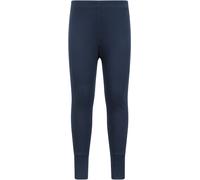 Mountain Warehouse Talus Kids Base Layer Thermal Pants - Moisture Wicking, Lightweight & Quick Drying Leggings, Boys & Girls - Spring Summer, Outdoors, Travelling Navy Kids Size 7-8 Years