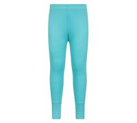 Mountain Warehouse Talus Kids Base Layer Thermal Pants - Moisture Wicking, Lightweight & Quick Drying Leggings, Boys & Girls - Spring Summer, Outdoors, Travelling Teal Kids Size 5-6 Years