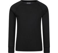 Mountain Warehouse Talus Kids Base Layer Top - Black - Black - Size: 9-10y