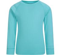 Mountain Warehouse Talus Kids Base Layer Top - Breathable & Lightweight, Moisture Wicking, Boys & Girls - Autumn, Winter, Travel Teal (02) Kids Size 7-8 Years