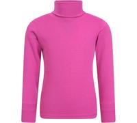 Mountain Warehouse Talus Kids Roll Neck Top - Quick Wicking Jumper, Easy Care T