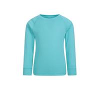 Mountain Warehouse Talus Kids Base Layer Top - Breathable & Lightweight, Moisture Wicking, Boys & Girls - Autumn, Winter, Travel Teal (02) Kids Size 3-4 Years