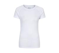 Mountain Warehouse 'talus' Lightweight Breathable Quick Wick Short Sleeve Thermal Top In White White 8