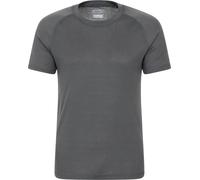 Mountain Warehouse Talus Mens Short Sleeved Round Neck Top - Grey - Grey - Size: XXL