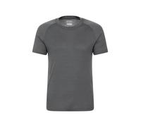 Mountain Warehouse Talus Mens Thermal Baselayer Tee - Short Sleeve Jumper, Round Neck, Breathable Sweatshirt, Warm, Quick Drying Top - Ideal for Winter Charcoal M