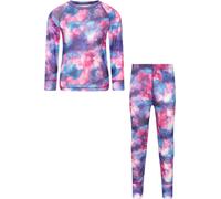 Mountain Warehouse Talus Kids Base Layer Top - Breathable & Lightweight Moisture Wicking Baselayers, Boys & Girls - Autumn Winter, Outdoors, Travelling & Hiking Dusky Purple Kids Size 2-3 Years