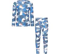 Mountain Warehouse Talus Printed Kids Top & Pant - Lightweight Baselayer Girls