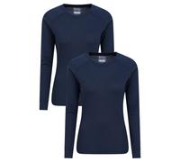 Mountain Warehouse Talus Women's Round Neck Tops Ladies Thermal Tee - Pack of 2