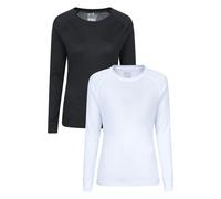 Mountain Warehouse Talus Womens Long Sleeves Baselayer Top - Thermal Underwear, Lightweight Ladies Shirt, Breathable, Warm & Easy Care - Spring Summer & Outdoors Mixed Women's Size 12