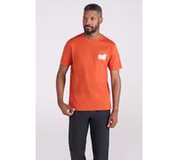 Mountain Warehouse Tech Mountains Mens T-Shirt - Orange - Orange - Size: 4XL