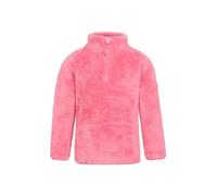Mountain Warehouse Teddy Kids Unisex Half-Zip Fleece - Lightweight, Breathable, Warm & Cosy, Boys & Girls, Sweatshirt - Best for Camping, Outdoors, Travelling Pink Kids Size 3-4 Years