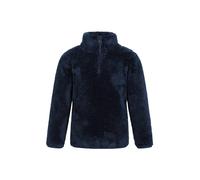 Mountain Warehouse Teddy Kids Unisex Half-Zip Fleece - Lightweight, Breathable, Warm & Cosy, Boys & Girls, Sweatshirt - Best for Camping, Outdoors, Travelling Navy Kids Size 11-12 Years