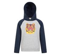 Mountain Warehouse Terry Tiger Kids Hoodie Grey Kids Size 7-8 Years