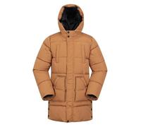 Mountain Warehouse Theo Kids Water Resistant Long Padded Jacket - IsoTherm & Water-Resistant Long Length Coat, Boys & Girls - Autumn Winter Outdoors, Travelling & Hiking Mustard Teen Size 13 Years