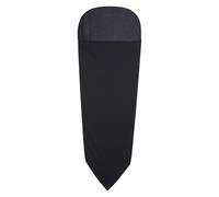 Mountain Warehouse Thermal Mummy Sleeping Bag Liner -220cmX85cmX51cm, Stretchy Knit Travel Sheet - For Spring Summer Black