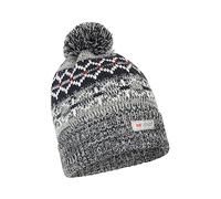 Mountain Warehouse Thinsulate Fairisle Womens Beanie - Soft Hat, Comfortable Beanie Cap, Micro Fleece Lining, Warm Ladies Beanie - for Travelling & Daily Use Navy (Fairisle) One Size