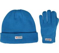 Mountain Warehouse Thinsulate Fleece Lined Kids Hat & Glove Set - Blue - Blue - Size: S-M