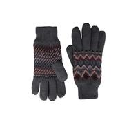 Mountain Warehouse Thinsulate Mens Knitted Gloves - Knitted Effect Ski Gloves, Double Lined - For Skiing, Snowboadring & Outdoors Charcoal One Size