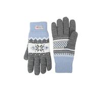 Mountain Warehouse Thinsulate Womens Knitted Gloves - Warm Glove, Double Lined - For Light Grey