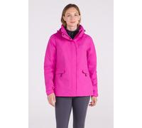 Mountain Warehouse Thunderstorm II Womens 3 in 1 Waterproof Jacket - Bright Pink - Bright Pink - Size: 22