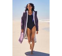 Mountain Warehouse Tidal Change Robe Borg Lined Waterproof Jacket In Dark Mauve Dark Mauve S