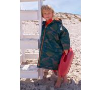 Mountain Warehouse Tidal Printed Kids Waterproof Changing Robe - Green