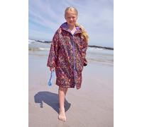 Mountain Warehouse Tidal Printed Kids Waterproof Changing Robe - Navy