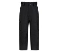 Mountain Warehouse Titan Kids Cargo Snow Pants - Black - Black - Size: 5-6y