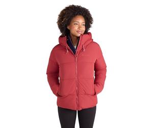 Mountain Warehouse Toasty Womens Short Padded Jacket - Water-resistant Ladies Puffer Coat with Thermal Tested -30°C - Spring Summer, Outdoors, Travelling & Hiking Red Women's Size 14