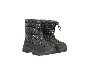 Mountain Warehouse Toddler Caribou Adaptive Tie Dye Snow Boots - Iridescent - 9 UK Child - Iridescent