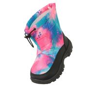 Mountain Warehouse Toddler Caribou Adaptive Tie Dye Snow Boots - Pale Pink - Pale Pink - 9 UK Child