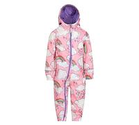 Mountain Warehouse Toddler Puddle Printed Kids Waterproof Rain Suit All in One, Hooded, Outdoor Taped Seams Suit, Breathable & Lightweight Rainbow Kids Size 2-3 Years