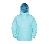 Mountain Warehouse Torrent Kids Waterproof Rain Jacket Dark Teal 2-3y