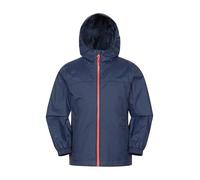Mountain Warehouse Torrent Kids Waterproof Rain Jacket | Lightweight & Breathable Raincoat for Boys & Girls, Hooded & Taped Seams, 2 Pockets for Convenient Storage, For Wet Weather