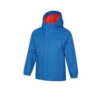 Mountain Warehouse Torrent Kids Waterproof Rain Jacket | Lightweight & Breathable Raincoat for Boys & Girls, Hooded & Taped Seams, 2 Pockets for Convenient Storage, For Wet Weather