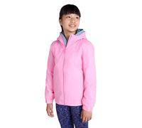 Mountain Warehouse Torrent Kids Waterproof Rain Jacket - Taped Seams Raincoat, Lightweight, Breathable, Girls & Boys - Spring Summer, Wet Weather, Walking Pale Pink Kids Size 5-6 Years