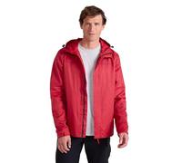Mountain Warehouse Torrent Mens Waterproof Rain Jacket - Waterproof & Lightweight Raincoat with Taped Seams, Zipped Pockets - For Spring Summer Travelling & Outdoors Dark Red XS