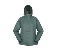 Mountain Warehouse Torrent Womens Waterproof Jacket - Lightweight Ladies Raincoat, Fully Taped Seams, 2 Zipped Pockets Cagoule - Spring Summer, Travelling Light Khaki Women's Size 8