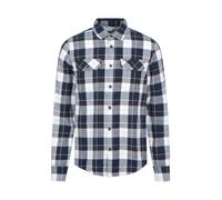 Mountain Warehouse Trace Mens Flannel Cotton Shirt | Lightweight & Breathable Casual Checks Long Sleeve Shirt, Comfy & Soft Buttoned Front Pockets, For Casual Wear, Everyday Wear