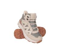 Mountain Warehouse Trail Blazer Womens Waterproof Walking Boots - Quick Drying, EVA Cushion, Ladies Footwear, Mesh Lining - Spring, Summer Hiking, Outdoors, Trekking Beige Adult Shoe Size 9