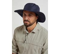 Mountain Warehouse Travel Anti-Mosquito Mens Brim Hat - Navy - Navy - Size: ONE