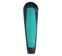 Mountain Warehouse Traveller 50 Sleeping Bag XL - Windproof, Breathable & Lighweight Mummy Shaped Bag - All Season Camping, Hiking, Trekking & Outdoors Teal Regular Length