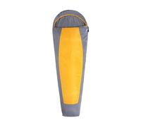 Mountain Warehouse Traveller 50 Summer Lightweight Mummy Sleeping Bag - Yellow - 200cm
