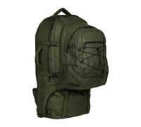 Mountain Warehouse 'traveller 60 + 20L' Two In One Durable Travelling Rucksack In Khaki Khaki One Size
