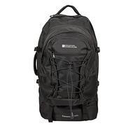 Mountain Warehouse Traveller 60L + 20L Rucksack - Large Backpack with Rain Cover, Detachable Daypack, Adjustable Back Support Travel Bag - For Camping, Hiking, Trekking