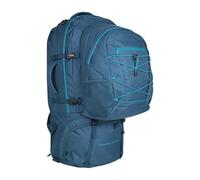 Mountain Warehouse Traveller 60L + 20L Rucksack - Large Backpack with Rain Cover, Detachable Daypack, Adjustable Back Support Travel Bag - For Camping, Hiking, Trekking Dark Teal One Size