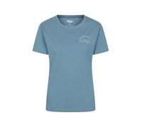 Mountain Warehouse Womens Printed Tree Ring Relaxed T-Shirt - 100% Cotton